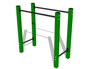 Street workout element WP8002GD - green