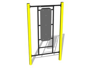 Street workout element - yellow