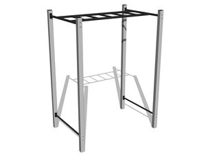 Street workout element - silver
