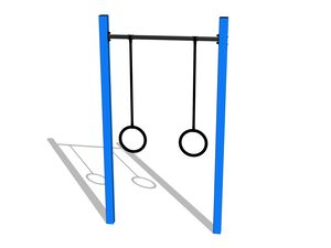 Street workout element WP8014BD - blue