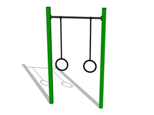 Street workout element WP8014BD - blue
