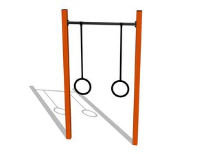 Street workout element WP8014GD - green