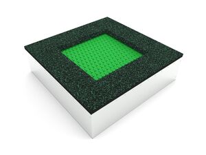 Trampoline TRA-C140-GZ - green