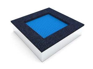 Trampoline - blue