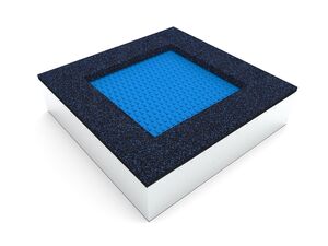 Trampoline - blue