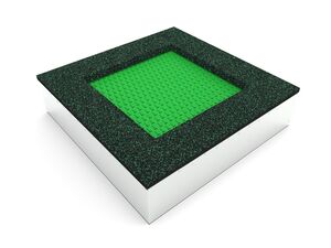 Trampoline - green