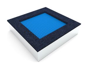 Trampoline TRA-C210-BZ - blue