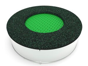 Trampoline TRA-K145-GZ - green