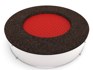 Trampoline TRA-K170RZ - red