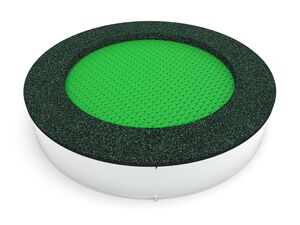 Trampoline TRA-K220-GZ - green