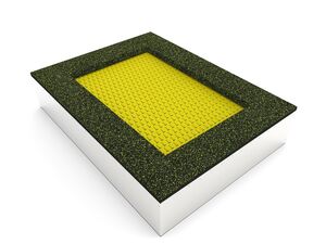 Trampoline TRA-O210-YZ - yellow