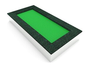 Trampoline TRA-O320-GZ - green