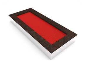 Trampoline TRA-O370-RZ - red