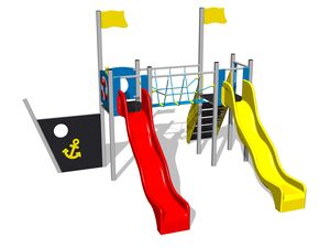 Game set ship - silver