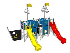 Game set ship UNK5005KS - silver