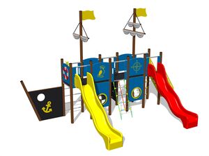 Game set ship UNK5005K - metal