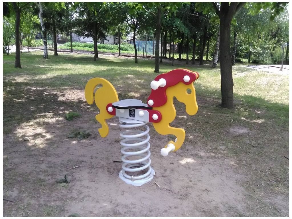 outdoor spring rocking horse